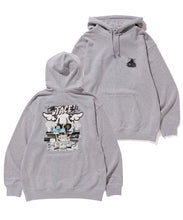 Load image into Gallery viewer, XLARGE x D*FACE STRIPE SKULL RENDER PULLOVER HOODED SWEAT