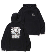 Load image into Gallery viewer, XLARGE x D*FACE STRIPE SKULL RENDER PULLOVER HOODED SWEAT