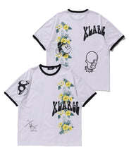 Load image into Gallery viewer, S/S FLORAL PRINT RINGER TEE