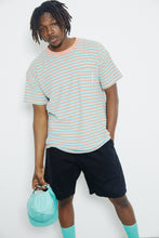 Load image into Gallery viewer, S/S PILE BORDER POCKET TEE
