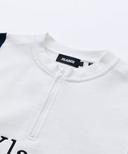 Load image into Gallery viewer, S/S COLORBLOCK HALF ZIP-UP SWEAT
