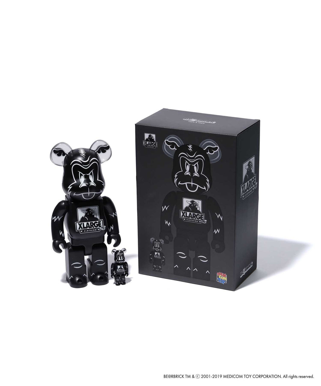 XLARGE x D*FACE BE@RBRICK 400%&100%