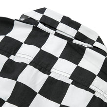 Load image into Gallery viewer, CHECKERED S/S BUTTON UP
