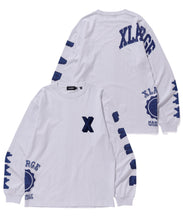 Load image into Gallery viewer, L/S TEE RAMDOM PRINT COLLEGE LOGO
