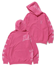 Load image into Gallery viewer, RANDOM PRINT COLLEGE LOGO PULLOVER HOODED SWEAT
